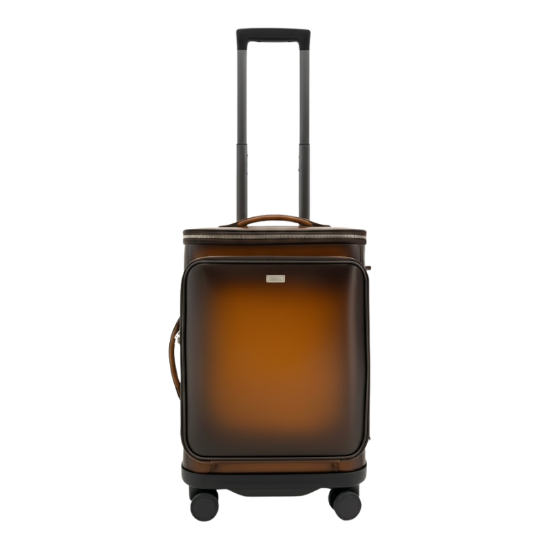Italian Briefcase and Trolley Executive Luxe Luggage Set