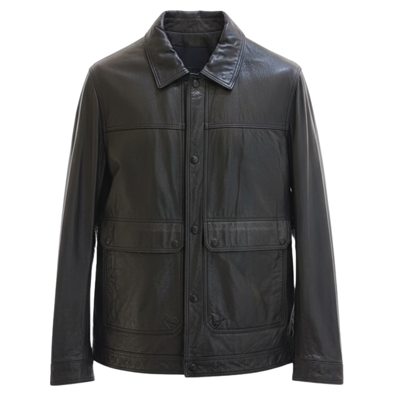 Men's Fieldmaster Utility Leather Jacket