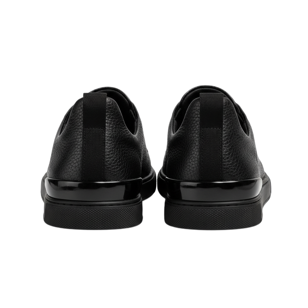 Triple Stitch Leather Pebble Luxe Sneaker