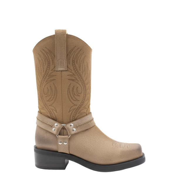 Harness Western Cowboy Boots