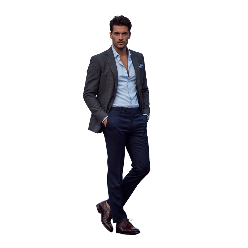 Mens Imperial Croc Leather Oxford