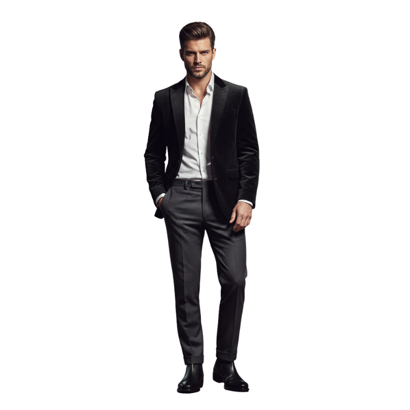 Gloss Finish Classic Chelsea Leather Boots