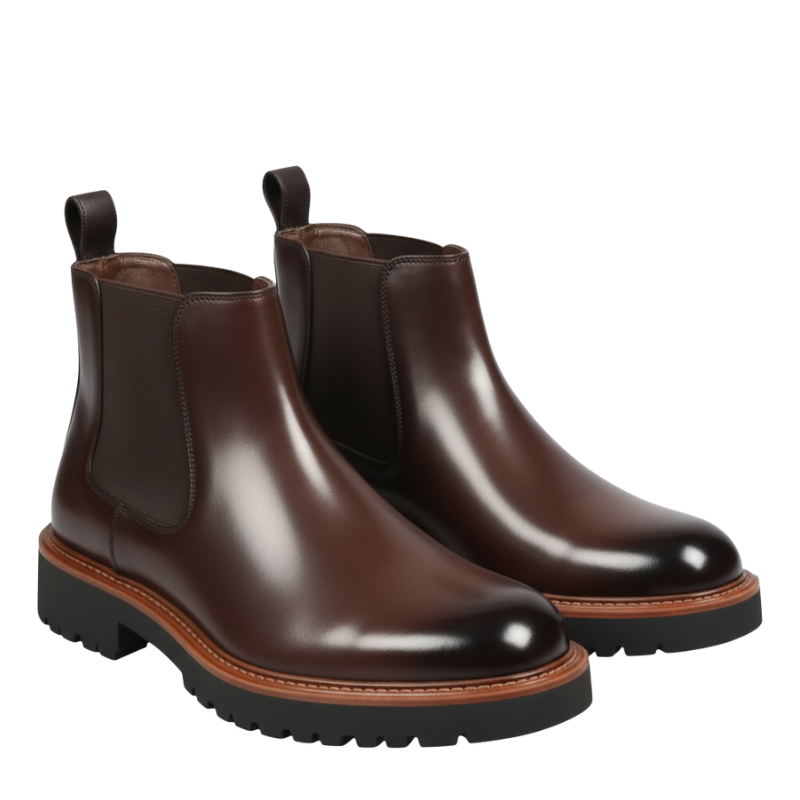 Classic Oak Chelsea Boots