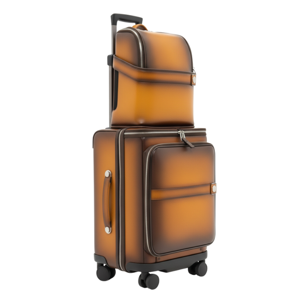 Luxury Trolley and Backpack Executive Set - Tan