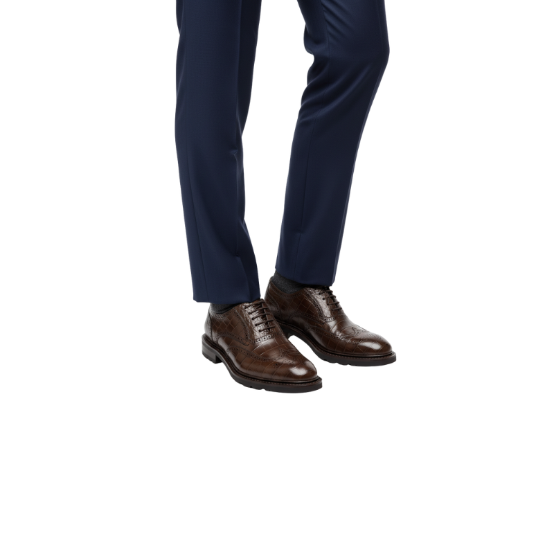 Mens Imperium Brogue Croc Oxford
