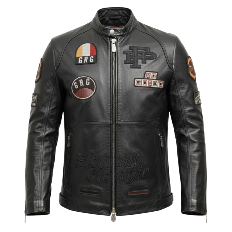 Italian Retro Rider Leather Jacket