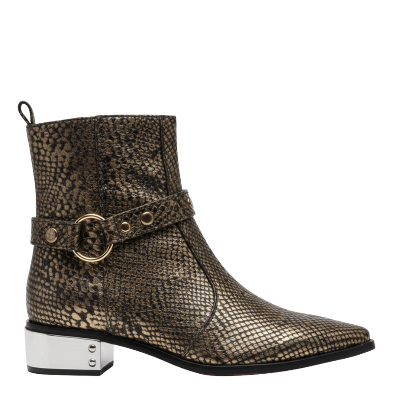 Bronzo Veleno Grace Python Boot