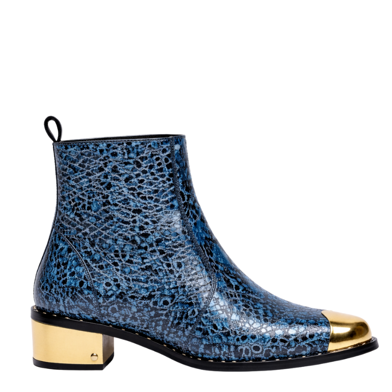 Royale Veleno Python Golden Toe Boot