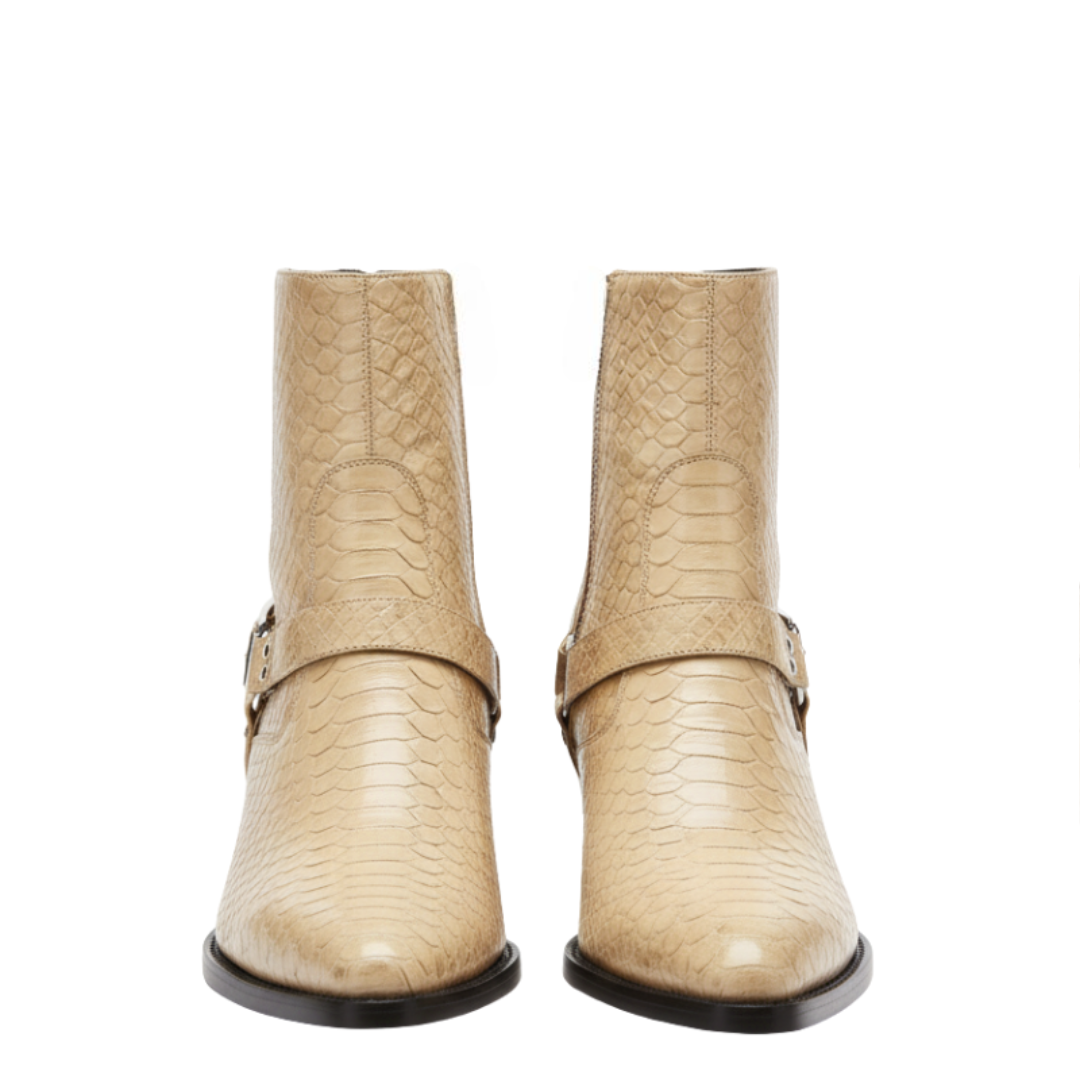 Classic Desert Python Buckle Boot