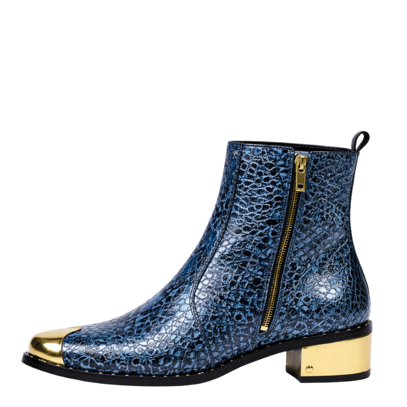 Royale Veleno Python Golden Toe Boot