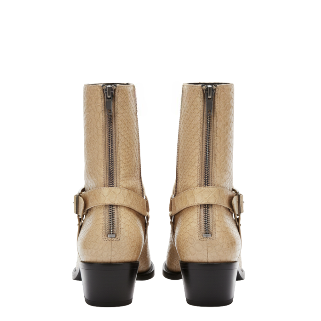 Classic Desert Python Buckle Boot