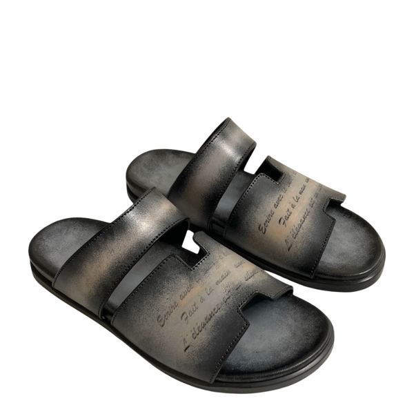 Italian H cut Design Luxe Slippers