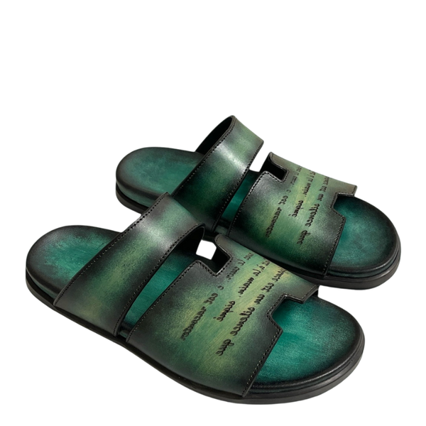 Italian H cut Design Luxe Slippers
