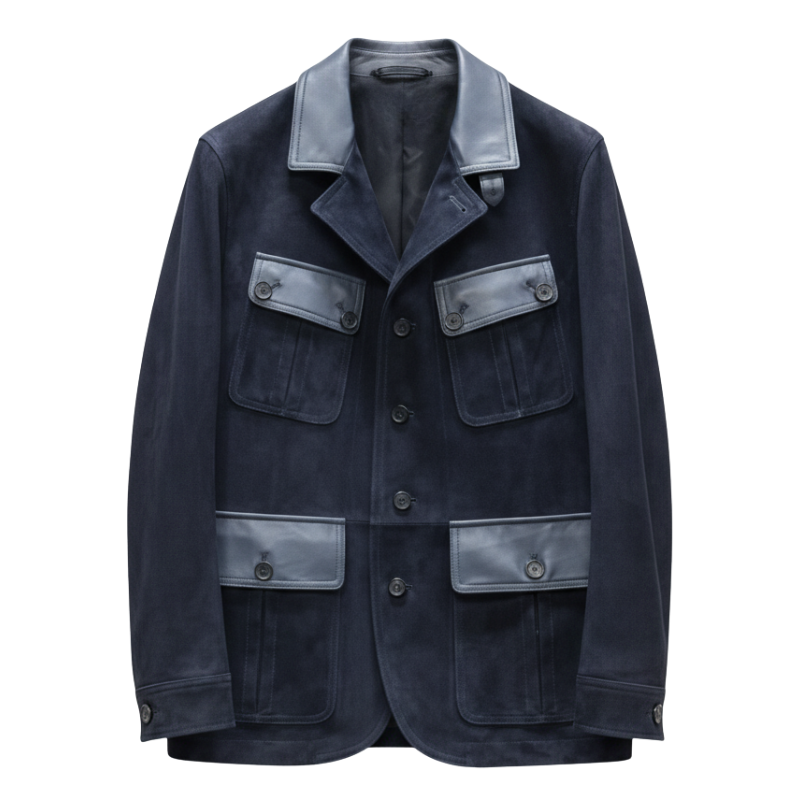 Royal Voyage Suede Field Jacket