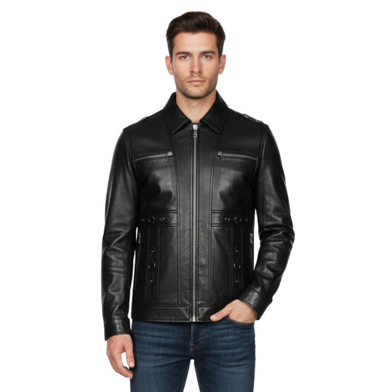 Obsidian Vanguard Rebel Leather Jacket