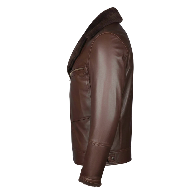 Men’s Frost Aviator Leather Jacket