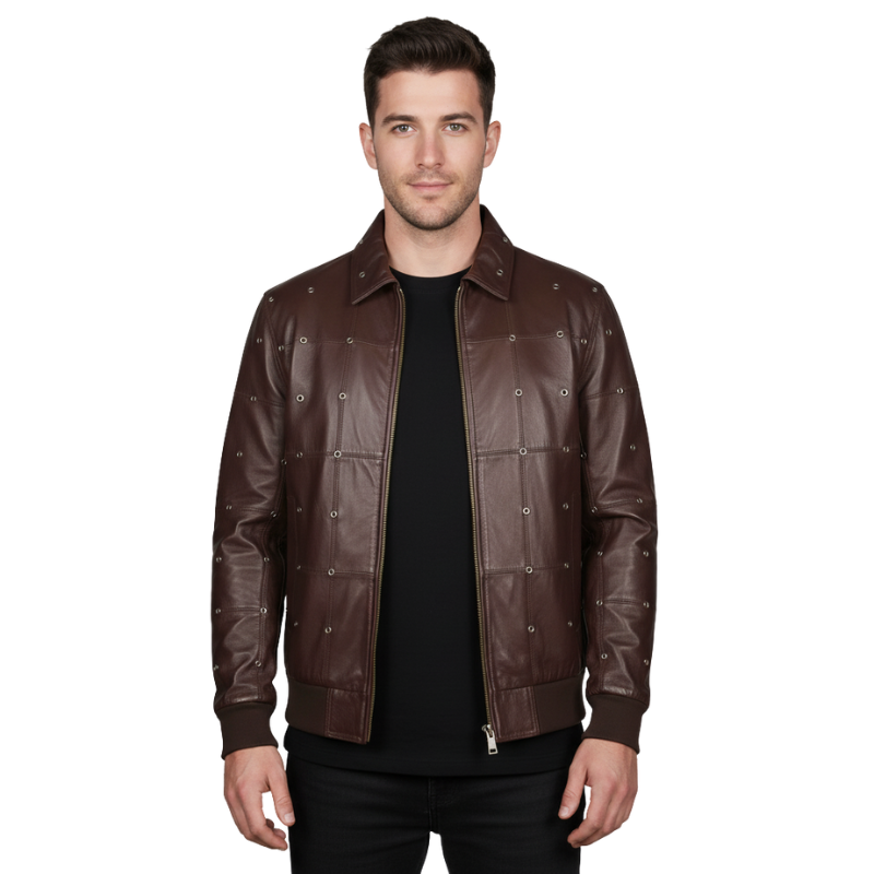 Premium Studded Valor Leather Jacket
