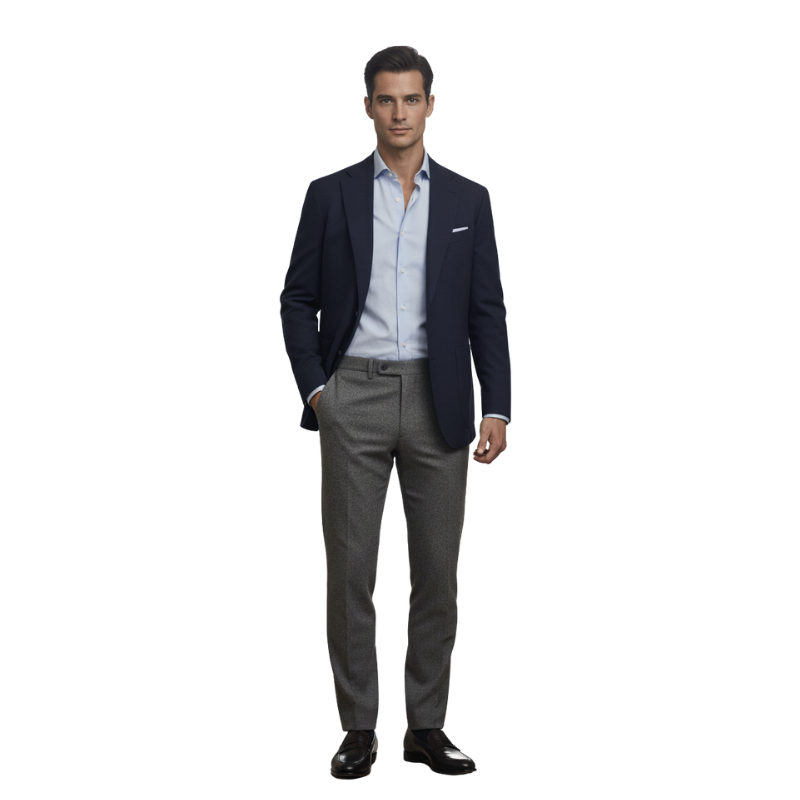 Luxury Noir Scribe Leather Loafers