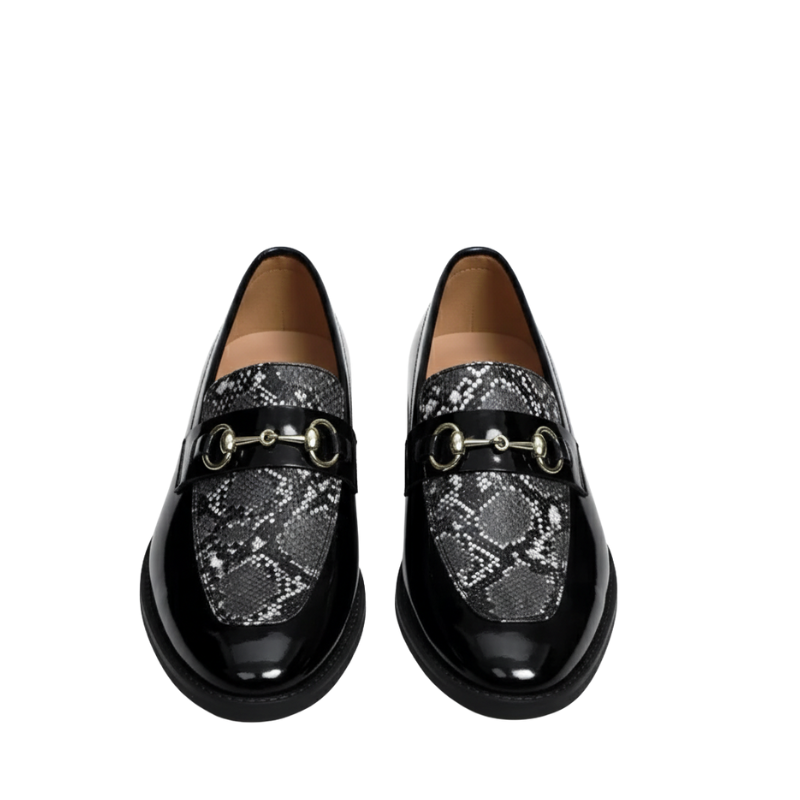 Patent Leather Horsebit Loafers For Men