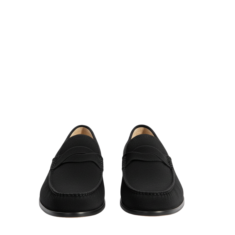 Luxury Seude Heritage Penny-strap Moc Loafers