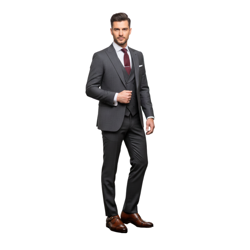 Luxury Cognac Quill Monarch Monk Strap