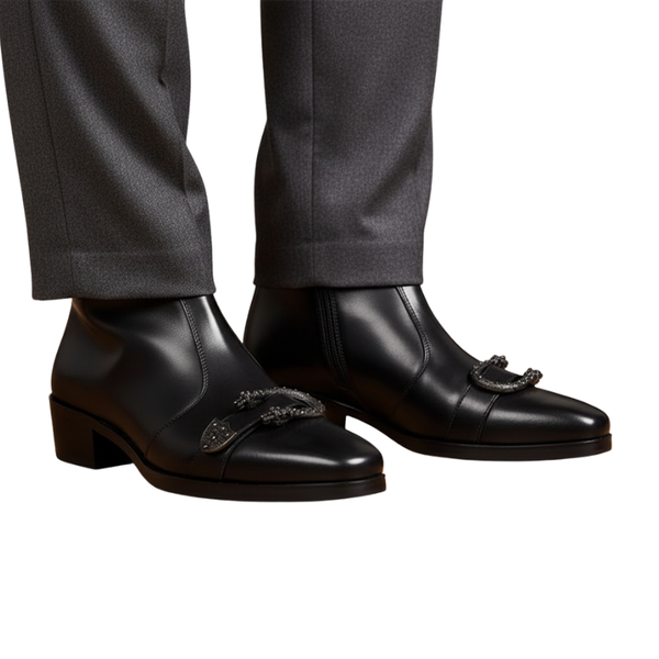 Royal Classic Buckled Dress Boots
