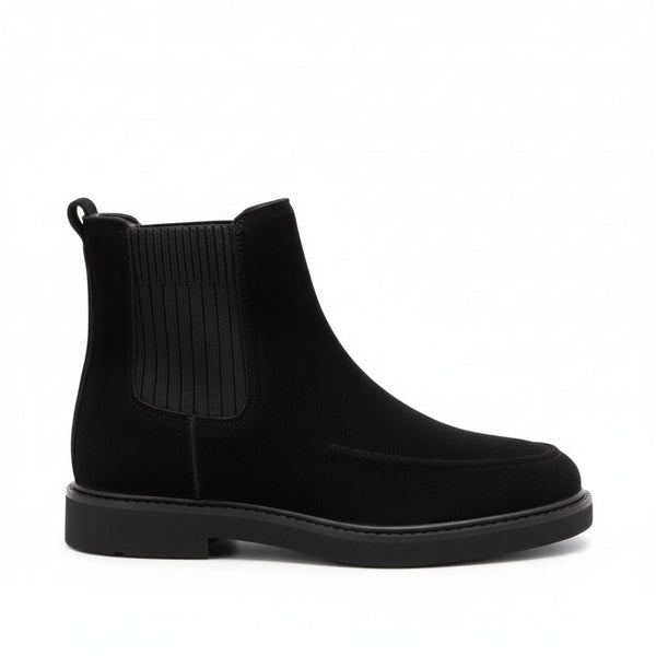Ravaro Suede Bordeaux Chelsea - Black