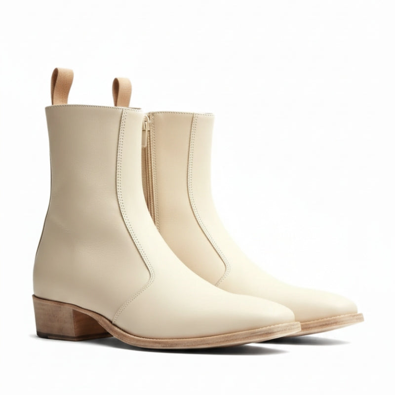 SleekCurve Side Zip Boot - Leather