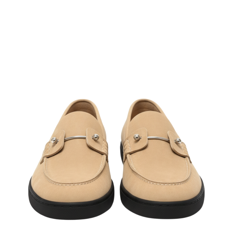 Regal Suede Metal Bit Loafers