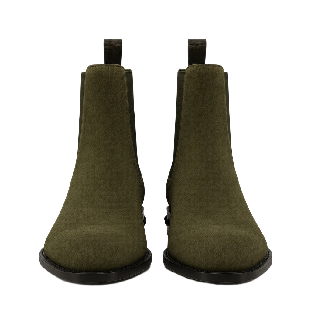 Coal Suede Leather Chelsea Boots