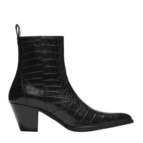 Viper Textured Ankle Boots