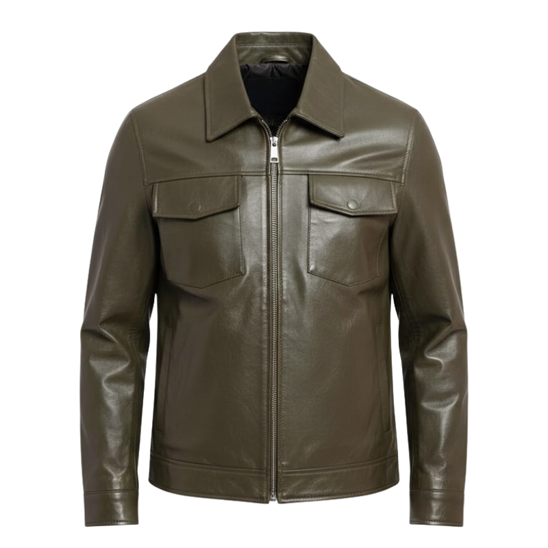 Italian Monarch Luxe Leather Jacket