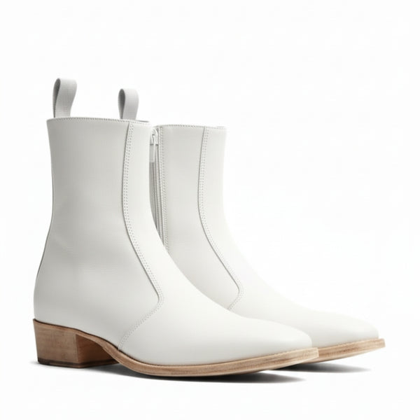 SleekCurve Side Zip Boot - Leather