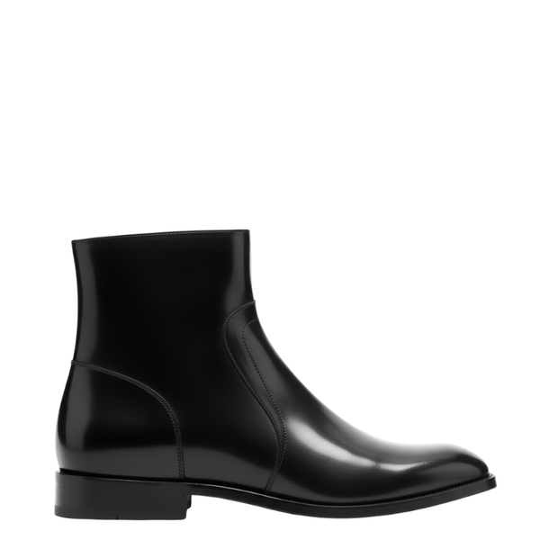 Midnight Monarch Gloss Ankle Boots
