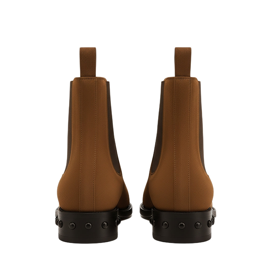 Coal Suede Leather Chelsea Boots