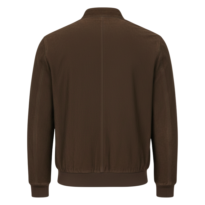 Fierce Suede Luxe Bomber Jacket
