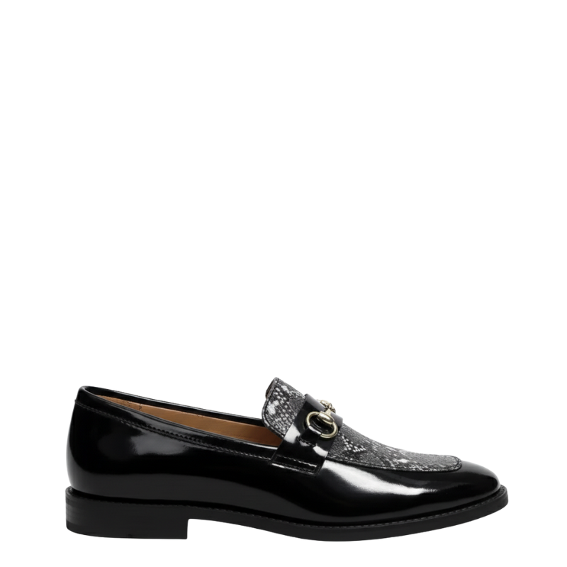 Patent Leather Horsebit Loafers For Men
