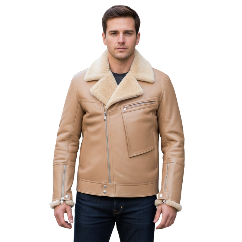 Men’s Frostshield Shearling Rider Luxe Jacket