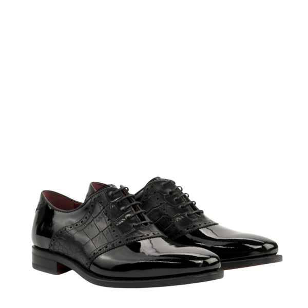 Luxury Patent Saddle Shoes