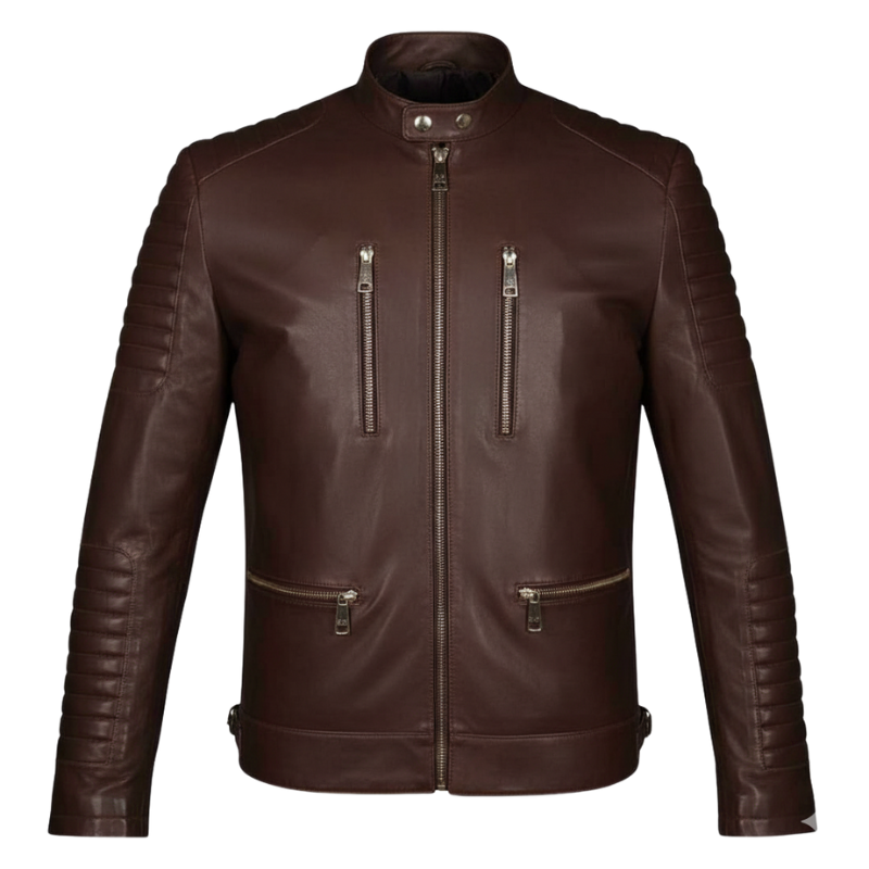 Men's Rider Quilted Leather Jacket
