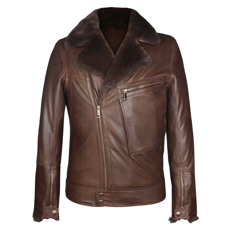 Men’s Frost Aviator Leather Jacket