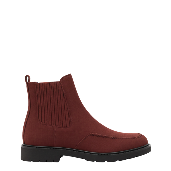 Ravaro Suede Bordeaux Chelsea - Maroon