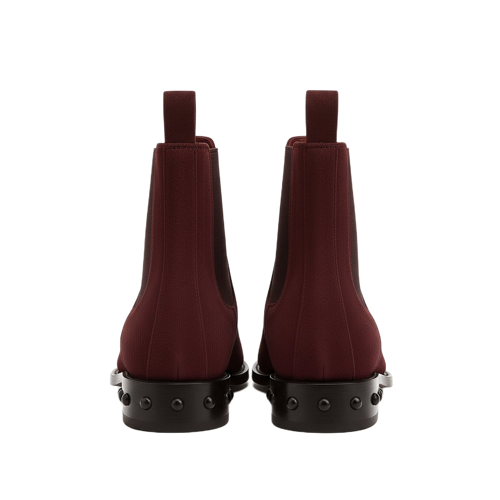 Coal Suede Leather Chelsea Boots