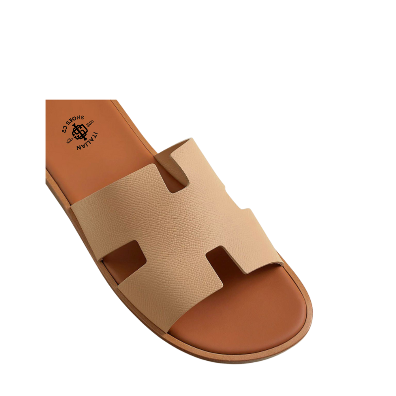 H cut Design Premium Leather Sandal