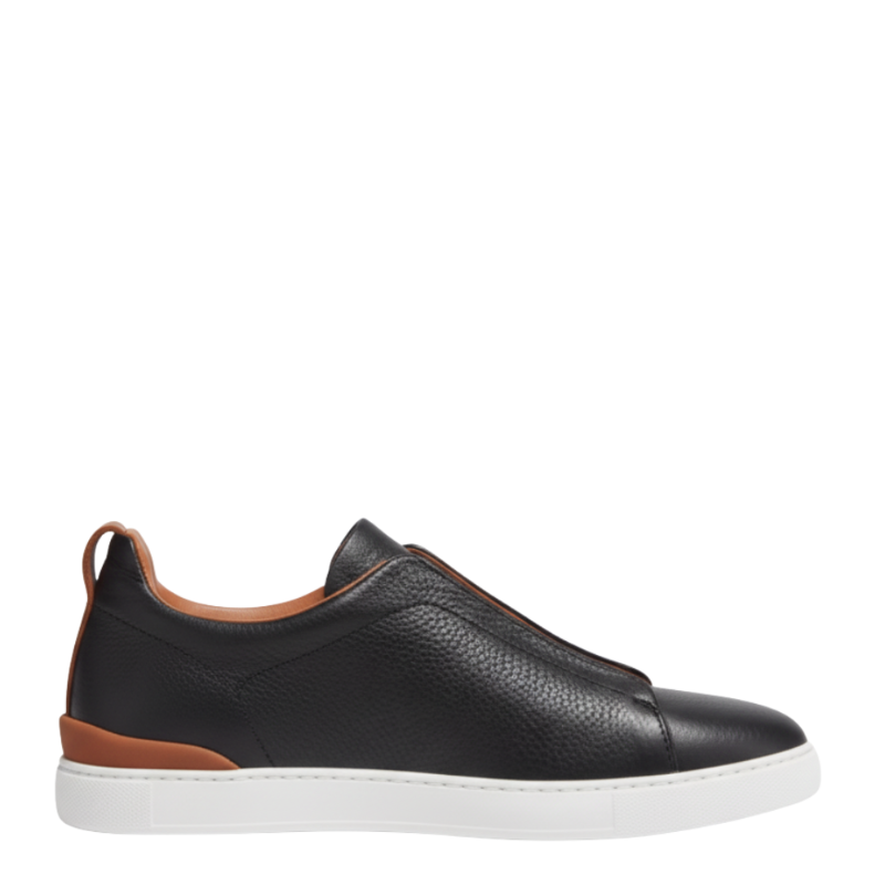 Regal Nero Luxe Slip-On Sneakers