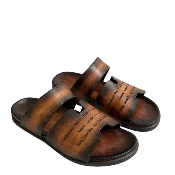 Italian H cut Design Luxe Slippers