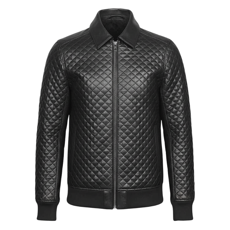Men’s Diamond Forge Luxe Quilted Leather Jacket