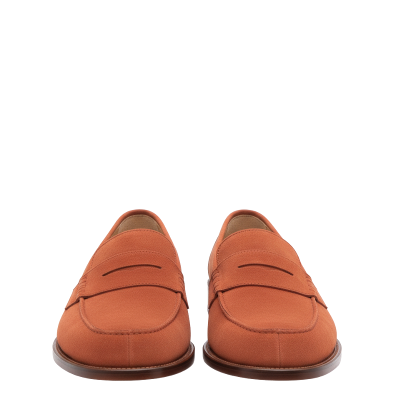 Tuscan Suede Penny Loafers