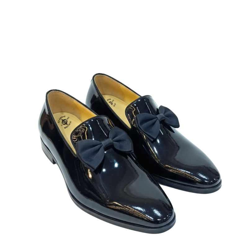 Royal Patent Bow Loafers