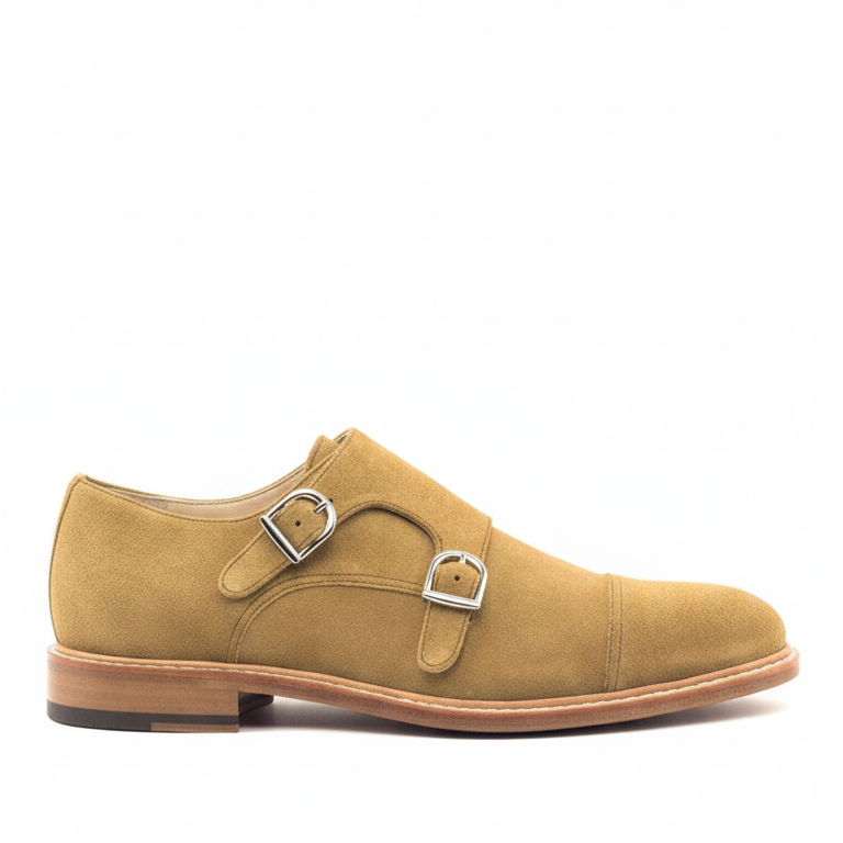 Urbane Unity Double Monk Shoe Tan